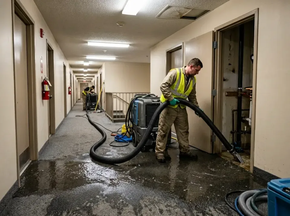 multi-unit-apartment-hallway-f-005 — frequently asked questions, Emergency Burst Pipe Water Extraction & Removal in Coaldale…